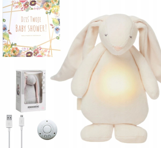 BUNNY CREAM MOON + Baby Sprchová karta