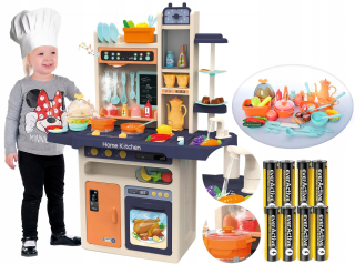 Detská kuchynka - Kitchen sporák, kuchynská linka. Rounds. Dvojica hrnca XL