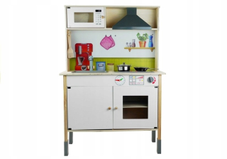 Detská kuchynka - Drevená kuchyňa pre deti Meggie White LN