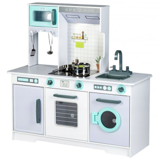 Detská kuchynka - Kitchen Drevená Práčka príslušenstvo Kuchynka XXL
