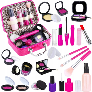 Detský make up - Make-up kufrík sada kozmetiky + štetcov