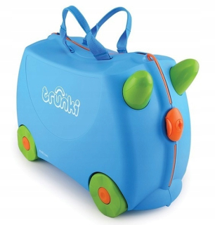 Trunki detský kufor 18 l Odtiene modrej