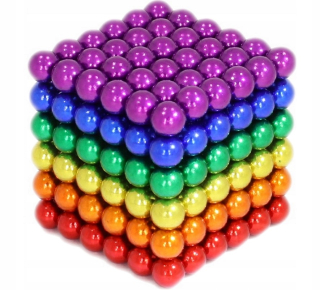 Magnetické gule NeoCube 216 ks. 5 mm Rainbow!