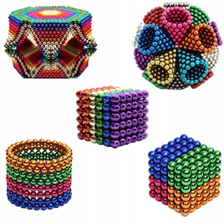 Magneticka stavebnica - 5mm NeoCube farebné gule Neey bloky