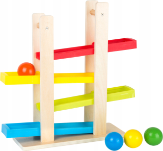 Dráha pre deti, stavebnica - Kulodrom drevená gulička Tor Small Foot