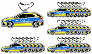 Kľúčenka, kľúčenka, reflexná pomôcka, odrazka, policajný prívesok