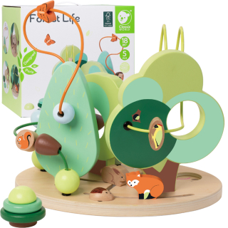 Bludisko rozhovory Montessori Motor Cube FSC Loop Eco Las Blocks