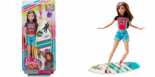 Bábika Barbie - Doll Barbie Sports Skipper Surferka GHK36
