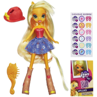 Bábika Equestria Girls - Equestrii Girls Applejack + A4101 príslušenstvo