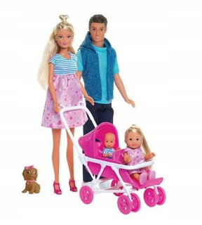 Bábika Steffi - Stelifi Doll Rodina s 35733426 Simba