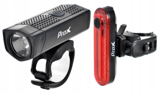 Osvetlenie na bicykel Prox AERO PLUS SET 400 lm USB