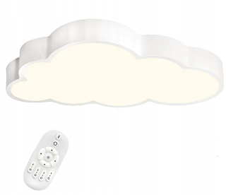 Luster do detskej izby - Detská lampa LED cloud + diaľkové ovládanie