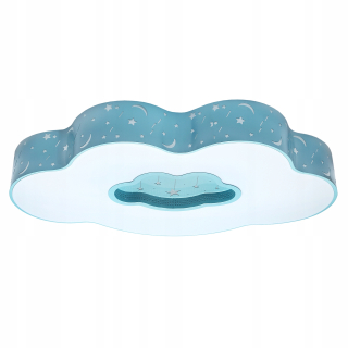 Luster do detskej izby - LED lampa pre deti Stropné cloud 52W + diaľkové ovládanie
