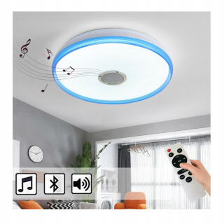 Luster do detskej izby - LED RGB PLAFON + MP3 Bluetooth 36W reproduktor