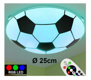 Luster do detskej izby - RGB LED LED lampa Plafónová guľa 16 farieb + 6W diaľkové ovládanie