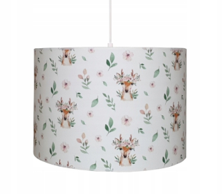 Luster do detskej izby - Lesná lampa Zvieratá Jelonki Bavlna NOVÉ
