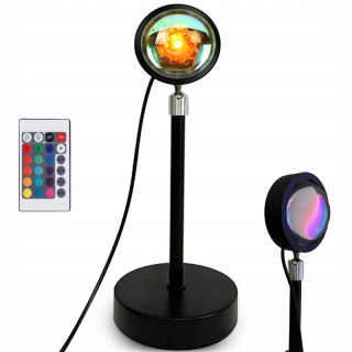 LED projektor nočnej oblohy - Nočné Projekčná lampa WSHODA Sun LED RGB Sunset