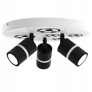 Stropné svietidlo RKlight GU10, viacfarebné