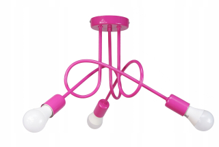 Luster do detskej izby - Detské stropné svietidlo. Pink 12 farieb
