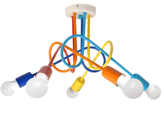 Luster do detskej izby - Stropné svietidlo Plafoniera Detský luster Edison