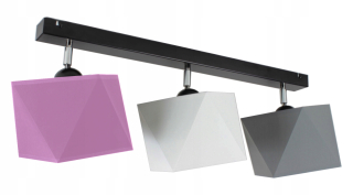 Luster do detskej izby - Stropné stropné svietidlo Luster LED diamant tienidlo