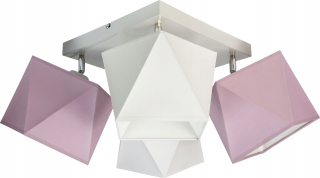 Luster do detskej izby - Detský luster lampa vyberanie ružovej farby