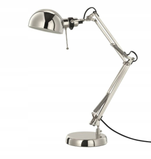 Stolová lampa do detskej izby - Stolná lampa lampa na stole Forsa Silver