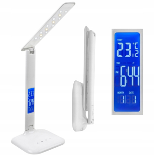 Stolová lampa do detskej izby - Stolná lampa LED USB Display Clock Lamp