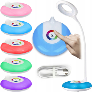 Stolová lampa do detskej izby - LED stolná lampa nočné lampy RGB 256 farieb 5W