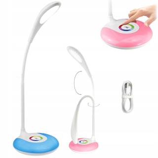 Stolová lampa do detskej izby - LED desktop svetla RGB lampa 256 farieb