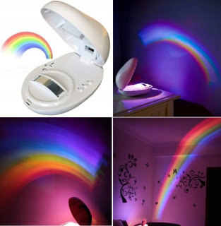 Nočná lampa do detskej izby - LED lampa nočné lampy projektora Dúha upokojuje