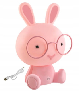 Nočná lampa do detskej izby - Nočná lampa 30 cm SDM LED 3 režimy Overotyk Rabbit P