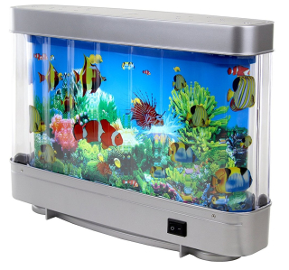 Nočná lampa do detskej izby - Nočná lampa Aquarium LED Detská izba 3D