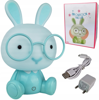 Nočná lampa do detskej izby - Nočná lampa pre deti Rabbit 3 režimy LED 3 farby