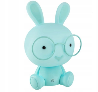 Nočná lampa do detskej izby - Nočná lampa pre deti Rabbit režimy modrá LED