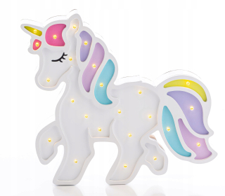Nočná lampa do detskej izby - Nočná lampa drevené Unicorn Happyphippo