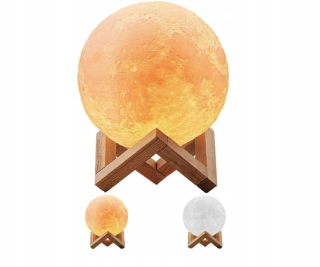 Nočná lampa do detskej izby - Nočné lampa Lampa -Gant - 3D mesiac 57 cm mesiac