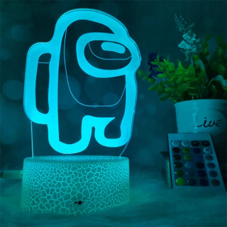 Nočná lampa do detskej izby - Nočná lampa 16 farieb medzi nami P 97FCD Žiadny
