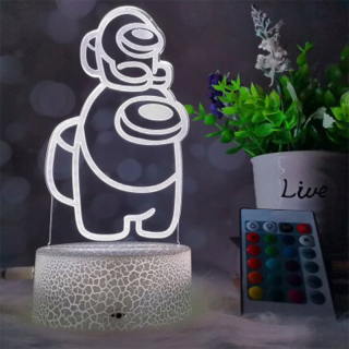 Nočná lampa do detskej izby - Nočná lampa 16 farieb medzi nami P § Žiadny