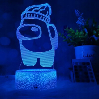 Nočná lampa do detskej izby - Nočná lampa 16 farieb medzi nám darčeky + pilot