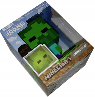 Nočná lampa do detskej izby - Nočné lampy Minecraft Zombie Ikony / Originál