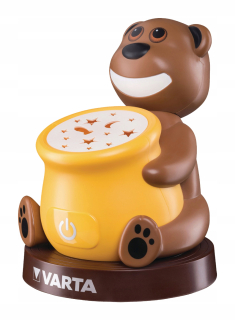 Nočná lampa do detskej izby - Nočná lampa Bear Paul Varta Projector Lamp