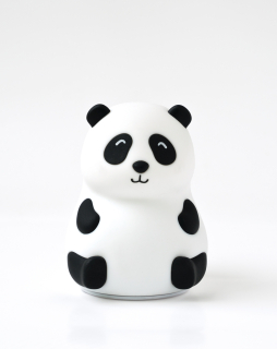 Nočná lampa do detskej izby - Nočná lampa Silicone Panda zmenou farby