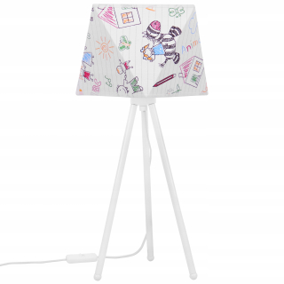 Nočná lampa do detskej izby - Nočná lampa stojí detský tienidlo