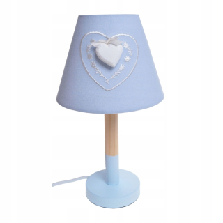 Nočná lampa do detskej izby - Nočné svetlo so srdcom MALÉ MODRÉ DETI YQ6011B