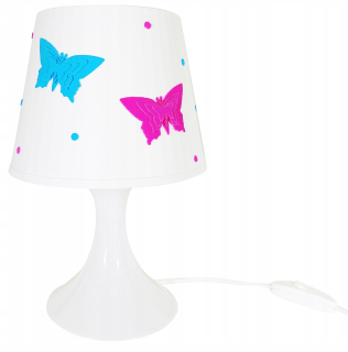 Nočná lampa do detskej izby - Nočné svietidlo pre deti Blue Butterfly Doprava 24h
