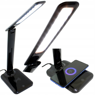 Stolová lampa do detskej izby - Desk LED dióda Bezdrôtová nabíjačka qi + USB