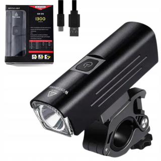 Západné cyklistické osvetlenie na bicykel osvetlenie na bicykel 1300 lumen 1300 lm USB