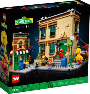 Lego 21324 Myšlienky 123 Sesame Street