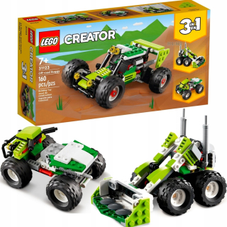 Stavebnica LEGO Creator 3 w 1 - LEGO 31123 Tvorca auto Quad 3in1 rýpadlo